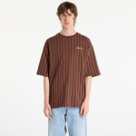 New Era Pinstripe Os Tee UNISEX Brown - Dydis S (60771549 Mar&scaron;kinėliai)