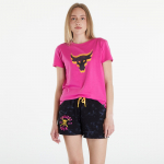 Under Armour Project Rock Wmns Underground Core T Astro Pink/ Black - Dydis S (1382708-686 Mar&scaron;kinėliai)