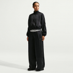 Nike Sportswear Women's Loose Mid-Rise Satin Pants Black/ Sail - Dydis S (IH1326-010 Kelnės)