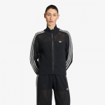 adidas Knitted Crochet Firebird Track Top Black - Dydis S (KC6497 Džemperiai)