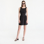 Sukienka GAP Sl High Neck Mixed Media Mini Dress Black - Dydis S (877574-01 Suknelės)