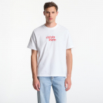 Calvin Klein Jeans Ss 20S Calvin Klein Trvl Font Graphic Tee Bright White - Dydis S (LV04RG815G YAF Mar&scaron;kinėliai)