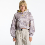 Jordan Brooklyn Realtree Cropped Pullover Hoodie White/ Bright Citron - Dydis S (IU7251-100 Džemperiai)