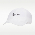 Nike Club Unstructured Swoosh Cap White/ White - Dydis M/L (FB5369-100 Kitos kepurės)