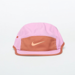 Nike Fly Dri-FIT Unstructured Swoosh Cap Lt Magenta/ Dusty Peach/ Orange Frost - Dydis S/M (FB5624-503 Kitos kepurės)