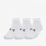 Under Armour Essential Low Cut Socks 3-Pack White (1365745-100 Kojinės)