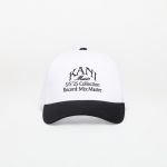 Karl Kani Woven Signature Kani Music Trucker Cap White (PD00005191 Kitos kepurės)