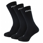 Horsefeathers Delete Premium 3-Pack Socks Black - Dydis 8-10 (AA1077A Kojinės)
