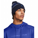 Under Armour Men'S Halftime Pom Beanie Midnight Navy (1379985-410 Kitos kepurės)