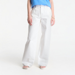 Jeansy Calvin Klein Jeans The Wide Leg Raw Hem Chalk White - Dydis 29 (LV047F733G Long ASN Kelnės)