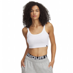 Under Armour Rival Rib Baby Tank White/ White (6000265-100 Mar&scaron;kinėliai)