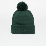 New Era Los Angeles Dodgers MLB Wmns Knit Medium Metallic Bobble Beanie Dark Green (60580770 Kitos kepurės)