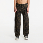 Jeansy Obey Studded Boxcar Straight Leg Denim Dark Leopard - Dydis W32 (142010121-DLP Kelnės)