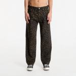 Jeansy Obey Studded Boxcar Straight Leg Denim Dark Leopard - Dydis W33 (142010121-DLP Kelnės)