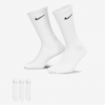Nike Value Cotton Crew kojinės (3 poros) - Dydis 34 (SX4508-101 Kojinės)