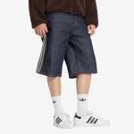 adidas Firebird Adicolor Jorts Mid-Rise Straight Leg Indigo Denim - Dydis 35 (KS6882 &Scaron;ortai)