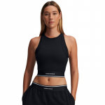 Under Armour Meridian Rib Branded Tank Black/ White (1389641-001 Mar&scaron;kinėliai)