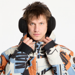 New Era Borg Ear Muffs Black (60758552 Kitos kepurės)