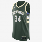 Nike Giannis Antetokounmpo Bucks Icon Edition NBA Authentic Jersey - Dydis 40 (CW3451-324 Mar&scaron;kinėliai)