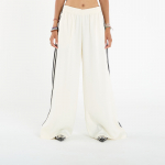 adidas Adicolor Satin Wide Leg Track Joggers Cream White/ Grey Three - Dydis M/40 (KD2542 Kelnės)