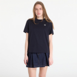 FRED PERRY Crew Neck T-Shirt Navy - Dydis 40 (G1142 311 Mar&scaron;kinėliai)