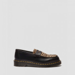 Dr. Martens PENTON Black+Light Tan Smooth+Mini Leopard Spot Hair On - Dydis 41 (41186001 Laisvalaikio batai)