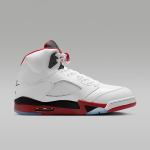 Air Jordan 5 "Fire Red" White/ Fire Red-Black - Dydis 41 (HQ7978-101 Laisvalaikio batai)