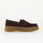 Clarks Torhill Boat Dark Brown Suede - Dydis 41 (261866474 Laisvalaikio batai)