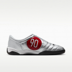 Nike Wmns T90 Metallic Silver/ Black-University Red - Dydis 41 (IM7595-001 Laisvalaikio batai)