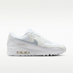 Nike Air Max 90 Premium White/ Metallic Silver-White - Dydis 41 (HV4517-100 Nike Air Max batai)