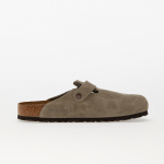 Birkenstock Boston Soft Footbed Velvet Leather Taupe - Dydis 41 (560771 Laisvalaikio batai)