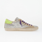 Philippe Model Prsx Low Woman Glitter/ Argent - Dydis 41 (PRLDGG07 Laisvalaikio batai)