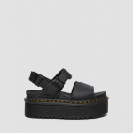 Dr. Martens Wmns Voss Quad Black Hydro Leather Sandals - Dydis 41 (26725001 Basutės)