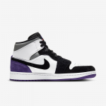 Air Jordan 1 Mid SE Varsity Purple - Dydis 43 (852542-105 Laisvalaikio batai)