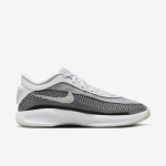 Nike G.T. Hustle Academy White/Light Bone-Black - Dydis 45 (FJ7791-100 Krep&scaron;inio bateliai)