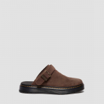 Dr. Martens Brookline Mule Dark Brown Bronx Suede - Dydis 45 (40666202 )
