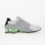 Nike Shox Nz White/ Black-Metallic Silver-Green Pulse - Dydis 45 (378341-113 Laisvalaikio batai)