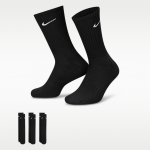 Nike Value Cotton Crew kojinės (3 poros) - Dydis 42/46 (SX4508-001 Kojinės)