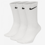 Nike Everyday Lightweight Training Crew kojinės (3 poros ) - Dydis 46 (SX7676-100 Kojinės)