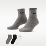 Nike Everyday Cushioned Training Ankle kojinės (3 poros) - Dydis 42/46 (SX7667-964 Kojinės)