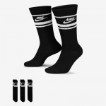 Nike Sportswear Essential Crew Socks 3-Pack - Dydis 46 (DX5089-010 Kojinės)