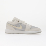 Air Jordan 1 Low SE Kids Off White/ Lt Smoke Grey-Soft Pearl - Dydis 4Y (IO2060-100 Laisvalaikio batai)