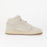 Air Jordan 1 Mid SE Kids Phantom/ Sail-Gum Dark Brown-Infrared 23 - Dydis 4Y (IO2063-001 Laisvalaikio batai)