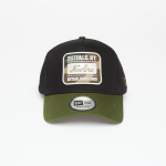 New Era Camo Patch Black 9FORTY E-Frame Adjustable Cap Black/ Rifle Green (60758980 Kitos kepurės)
