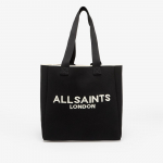 AllSaints Izzy Large Logo Knitted Tote Bag Black (W311XB-5 Krep&scaron;iai)