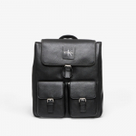 Calvin Klein Bold Pebble Flap Backpack Black (LV04D3565G UB1 Kuprinės)