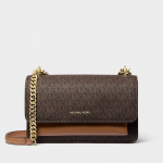 Michael Kors Claire Large Signature Logo Shoulder Bag Brown/ Acorn (30R5GC7L3B 252 Krep&scaron;iai)