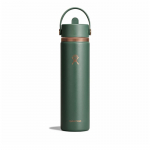 Hydro Flask 710 ml Wide Flex Straw Cap Forest Green Arc 710 - Dydis 710 ml (LE26-W24-1004 Gertuvės)