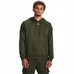 Under Armour Rival Fleece Hoodie Marine Od Green - Dydis MT (1379757-390 Džemperiai)