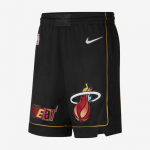 Nike NBA Dri-FIT Miami Heat City Edition Short Black - Dydis Universalus (DB4140-010 &Scaron;ortai)